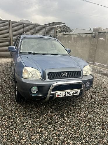 Транспорт: Hyundai Santa Fe: 2002 г., 2.4 л, Ручные, Бензин, Кроссовер — 3