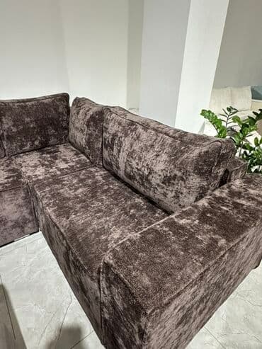 угловой диван от производителя: Бурчу бар диван, Жастыктар менен, Үч кишилик — 2