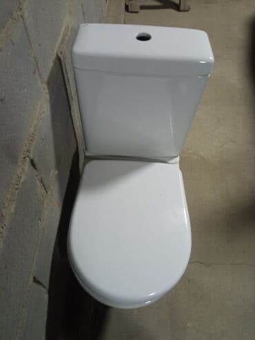 купить гофру для унитаза: Унитаз Напольный, Материал: Фарфор — 4