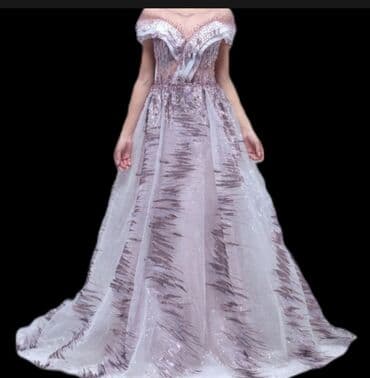 платья на прокат больших размеров: Шикарное вечернее платье для мероприятия размер 44-46 (М) В реальности — 1