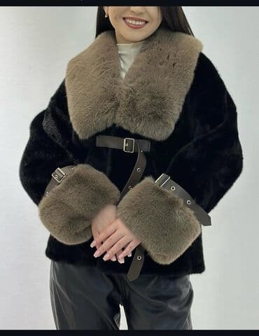 брендовые свадебные платья: ❄️ЭКО шуба ❄️размер: 48-50 (XL) Бир жолу Гана 2 саатка кийилген — 2