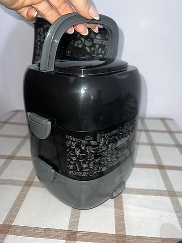 ланч бокс для еды: Пищевой контейнер, цвет - Черный, Самовывоз — 2