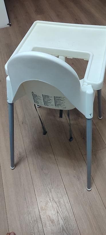 Дом и сад: Детский высокий стульчик для кормления с подносом - Модель: IKEA — 1