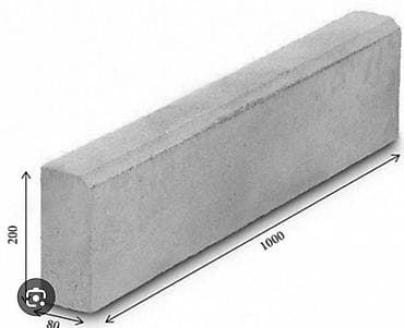 бетона мешалки: Бортовой камень (дорожный/тротуарный поребрик) из вибропрессованного — 6