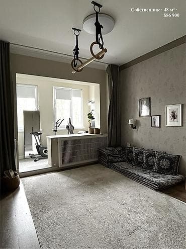 Квартиры: 2 комнаты, 48 м², 105 серия, 6 этаж, Дизайнерский ремонт — 8