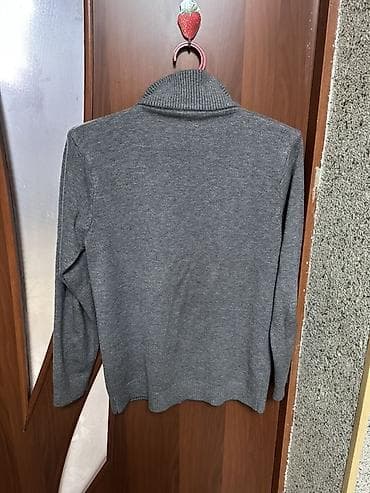 Свитера: Мужской свитер, M, S, Б/у, цвет - Серый, Самовывоз, Платная доставка — 2