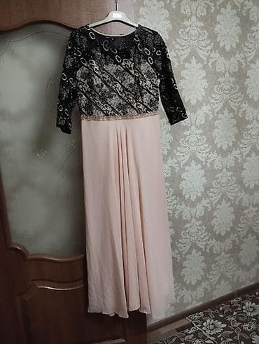 Женская одежда: Вечернее платье, А-силуэт, Длинная модель, XL — 1