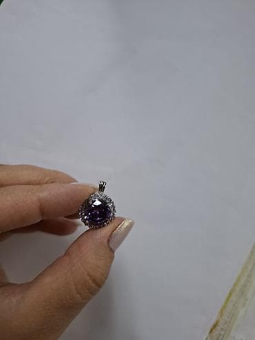 кулоны серебро: Кулон, Аметист, Женские, Новый — 6