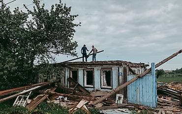 Демонтаж есть бригада Демонтаж домов старых домов снос домов