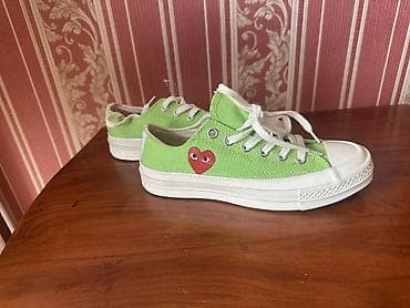 спорт секции: 1)Фабричныестильные,молодёжные кеды размер 37,но маломерят,цена — 3