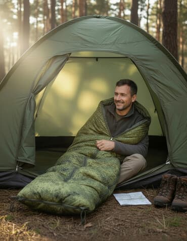 купить дрон с камерой ночного видения: Спальный мешок-кокон камуфляжный для экстремальных условий - Материал — 1