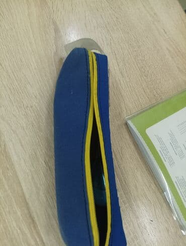 флипчарты магнитно маркерная пробковая двусторонние: Пенал с наполнением - Материал: плотная ткань (синий корпус) — 2