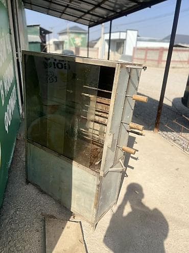 Шашлычницы, мангалы, грили: Ротационный гриль/шаурма-аппарат для жарки мяса на шампурах. - — 2