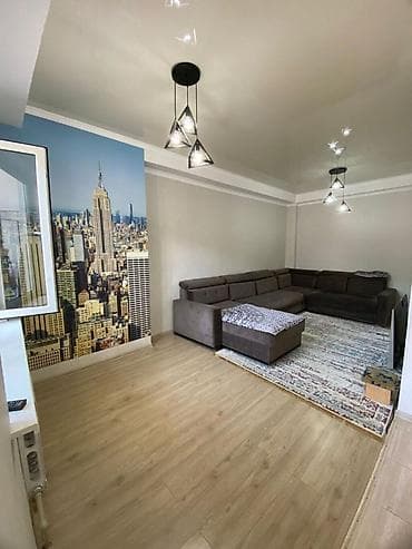 Квартиры: 1 комната, 44 м², Джал мкр (в т.ч. Верхний, Нижний, Средний) Индивидуалка, 10 этаж, Свежий ремонт — 1