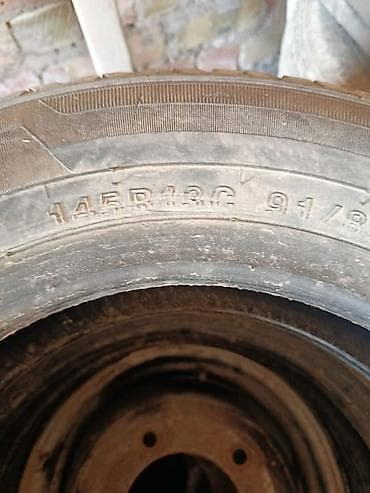 Транспорт: Дөңгөлөктөр монтажда 145 / R 13, Комплект, Жеңил коммерциялык транспорт (C/LT), Темир — 2