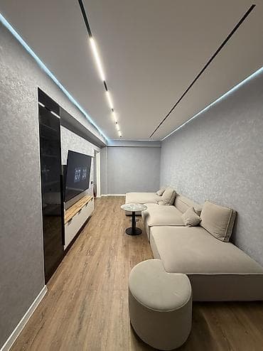 75: 2 комнаты, 61 м², Кок-Жар мкр 9 этаж, Дизайнерский ремонт — 1
