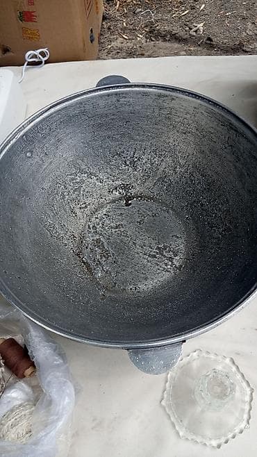 Чугунный казан с крышкой, 8 л - Материал: пищевой алюминий — 4