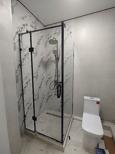 поддон душа: Изготовление и монтаж душевых ограждений из закалённого стекла под — 4