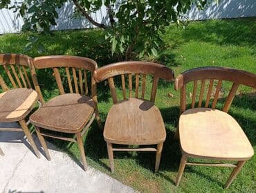 выкуп старой мебели: Венский стул, Б/у, Дерево, цвет - Коричневый — 3