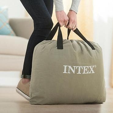 Каракол Надувная кровать Intex Dura-Beam Plus Pillow Rest Raised Air — 3