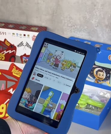 Настольные ПК и рабочие станции: Планшет, Xiaomi, память 128 ГБ, 7" - 8", Wi-Fi, Новый, Детский цвет - Синий — 1