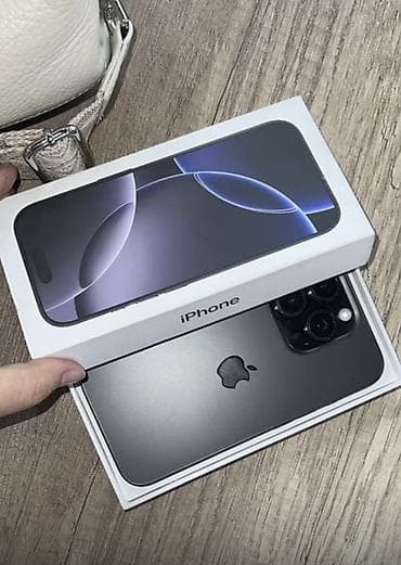 IPhone 16 Pro, Черный, Коробка
