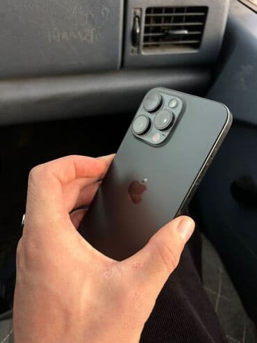 IPhone 15 Pro Max, Б/у, 256 ГБ, Space Gray, Зарядное устройство, Кабель, Коробка, 93 % at lalafo.kg IPhone 15 Pro Max, Б/у, 256 ГБ, Space Gray, Зарядное устройство, Кабель, Коробка, 93 %