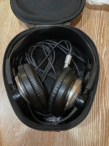 Зымдуу толук өлчөмдөгү кулакчындар, Akg, Колдонулган, түсү - Саргыч боз lalafo.kg да Зымдуу толук өлчөмдөгү кулакчындар, Akg, Колдонулган, түсү - Саргыч боз