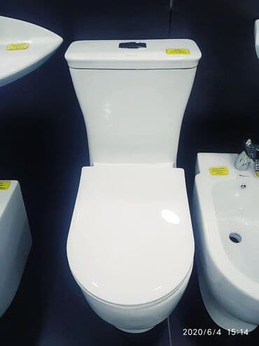 сиденья для унитаза: Унитаз №2355белый крышка с доводчиком круговой смыв наш адрес АЮ — 1