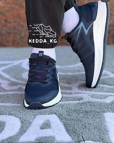 Босоножки, сандалии, шлепанцы: Кроссовки Goroni, темно‑синие - Тип: мужские спортивные/повседневные — 4