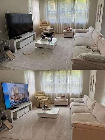 Клининг кызматтары: Бөлмөлөрдү тазалоо, | Жалпы тазалоо, Оңдоо иштеринен кийин тазалоо, Жумасына бир жыйнап тазалоо, | Офистер, Батирлер, Үйлөр — 7