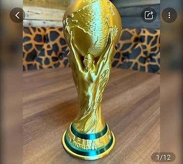футбольная форма псж: Кубок в стиле FIFA World Cup — декоративная реплика. - Материал — 1