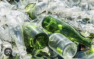 Стеклянные бутылки смешанная (зелёное и бесцветное стекло), наличие