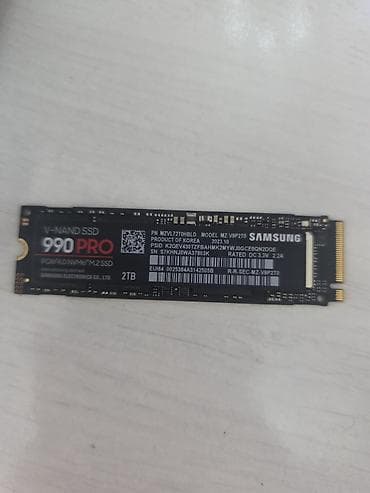 Настольные ПК и комплектующие: Накопитель для ПК, Б/у, Samsung, SSD, 2 ТБ, Для ПК — 2