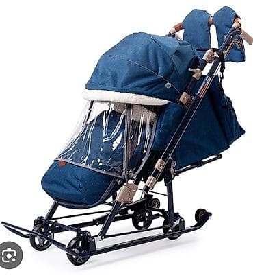 санка коляска: Санки-коляска в отличном состоянии. Полный комплект — 2