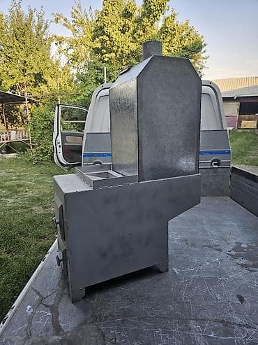 дрова для камина: Металлическая печь с коптильней (комбинированная) - Конструкция — 5