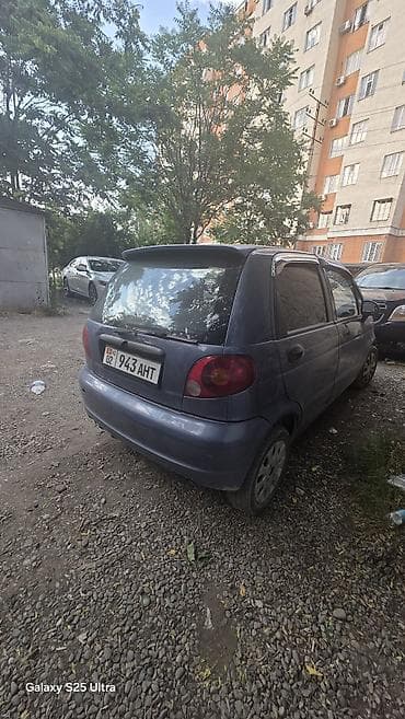 ом: Daewoo Matiz, 5‑дверный хэтчбек, синий цвет. Кузов и экстерьер: - — 1