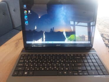 Ноутбук, Acer, 6 ГБ ОЗУ, Б/у, Для работы, учебы, память HDD + SSD