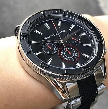 Очки: Классические часы часы, Armani Exchange, Водонепроницаемые, Мужские, Новый — 2