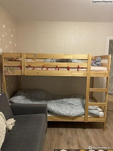 Мебель: Двухъярусная кровать IKEA MYDAL - Размер спального места: 90×200 см — 3