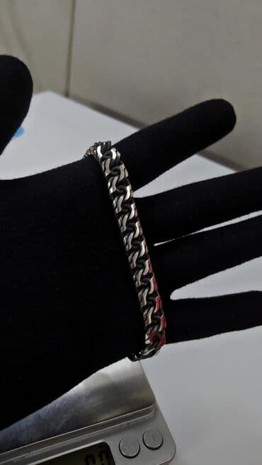 продаю золотую цепочку: Серебряный Браслет Арабский Бисмарк 39 грамм 22.5 см Ручная работа — 2