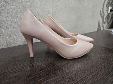 Туфли: Классические бежевые туфли-лодочки Размер: 37 Стильные и элегантные — 2