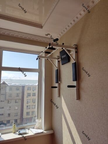 брусья и турник для дома: Турник, 3 в 1, Настенный, Новый, Самовывоз, Платная доставка — 1