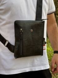 сумка органайзер для документов: Барсетка, Butun, Материал: Натуральная кожа, Застежка на молнии, Новый — 3