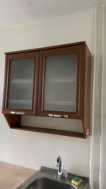 Эмерек гарнитурлары: Ашкана гарнитуру, Колдонулган, түсү - Күрөң, ДСП, Өзү алып кетүү — 4