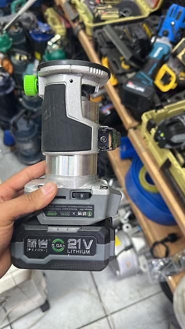 Аккумуляторный кромочный фрезер 21V + промышленный пылесос JIEBA BF525 — 1