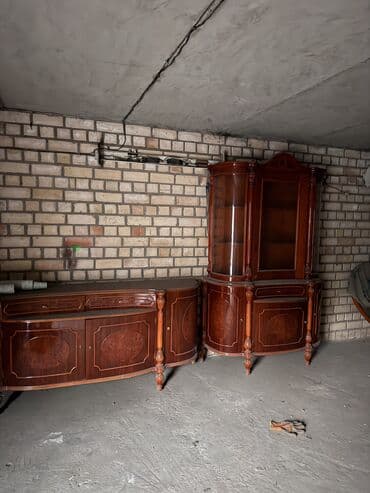 Мебельные гарнитуры: Гарнитур для зала, Шкаф, Дерево, цвет - Коричневый — 3