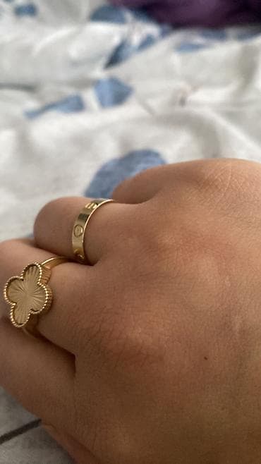 Жеке буюмдар: Шакек, Нике шакеги, Үлгүсү 585, Кыстырмасыз, Жуп топтом, Колдонулган — 1