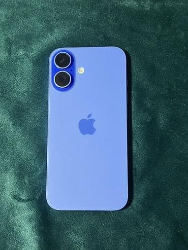 Акылдуу сааттар: IPhone 16, Колдонулган, 512 ГБ, Көк, 93 % — 1