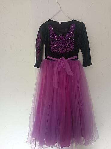 корея одежда: Детское платье, цвет - Розовый — 5